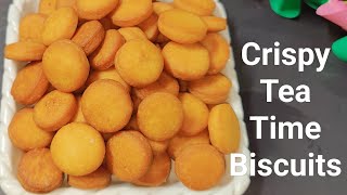 Biscuit Recipe  Eggless And Without Oven  Only With 4 Ingredients [upl. by Attirehs]