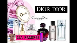 MIS PERFUMES DIOR ♥ COLECCIÓN PERFUMES DIOR  SUB [upl. by Estren]