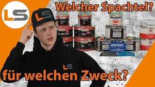 Welcher Spachtel für welchen Zweck  Spachteln und lackieren  LACKSTORE [upl. by Slavin150]