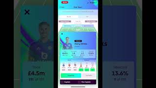 My fpl game week 8 team viralvideo foryou fantasyfootball premierleague shorts [upl. by Johnathon]