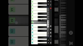 Deewani  Bajirao Mastani Piano Cover  How to play in Mobile piano shorts melody music [upl. by Yslek]