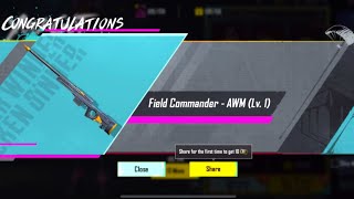 Premium Crate Opening Pubg  New Premium Crate Opening Pubg  Field Commander AWM Crate Opening Pubg [upl. by Enileuqkcaj]