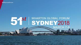 Wharton Global Forum Sydney 2018 [upl. by Carmelina]