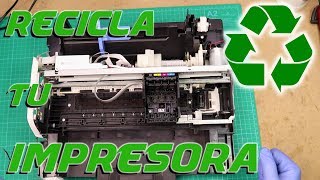 reciclar impresora de tinta ¿podemos reciclar algo [upl. by Anivol]