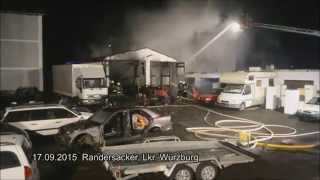 Randersacker Werkstattbrand [upl. by Lozar818]