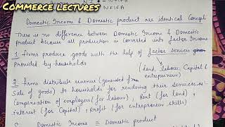 Domestic income and domestic product are identical concepts class 12 macroeconomics [upl. by Teryl279]