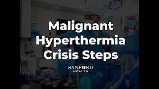 Malignant Hyperthermia Crisis Steps [upl. by Aztirak521]