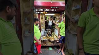 Visité el mejor puesto de comida callejera de la India 🇮🇳😱🤯🥘 [upl. by Atthia]