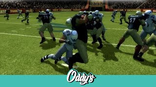 Big hits and wacky plays in Backbreaker [upl. by Brathwaite577]