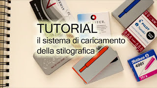 Tutorial  stilografica e sistemi di caricamento cartuccia converter pistone [upl. by Webber]