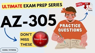 AZ305 Exam Tutorial🔥IMPORTANT TOPICS🔥 Microsoft Azure Solutions Architect Expert  Ultimate Guide [upl. by Ferdy]