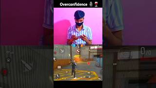 Overconfidence impossible 🗿🍷 freefire foryou short [upl. by Herwick]