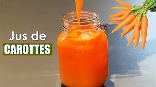 Jus de carottes recette facile sans extracteur de jus et sans centrifugeuse [upl. by Baynebridge]