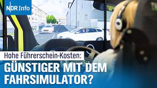 Kostenexplosion in der Fahrschule Sparen mit dem Fahrsimulator  NDR Info [upl. by Noni]