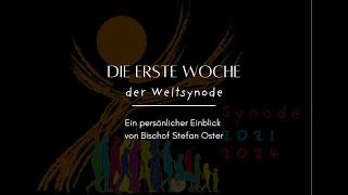 Die erste Woche der Weltsynode BischofStefanOsterSDB [upl. by Davies]