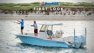 First Look GradyWhite 281 CE Coastal Explorer  New Boat Walkaround  BoatUS [upl. by Ahsieni825]