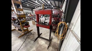 Enerpac 22 Ton Hydraulic Press [upl. by Erund675]