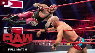 FULL MATCH  Ricochet vs Cesaro vs Zayn vs Andrade vs Rey  Gauntlet Match Raw July 29 2019 [upl. by Ailecec]