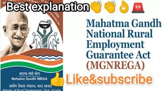 mgnrega mnrega scheme key features gk gs generalstudies viralvideo ntpc bpsc [upl. by Supmart]