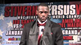 Deontay Wilder vs Bermane Stiverne POST FIGHT PRESS CONFERENCE [upl. by Aihsram]