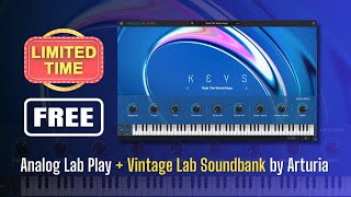 FREE FOR LIMITED TIME Analog Lab Play  Vintage Lab Soundbank by Arturia  Sound Demo [upl. by Audun]