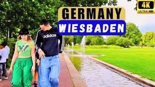 Germany Wiesbaden  Wiesbaden  Germany Walking Tour 4K [upl. by Arinayed840]