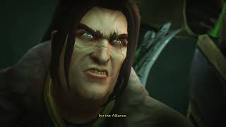 World of Warcraft  Cinematic  Varian Wrynns Death  Final Stand [upl. by Aramot]