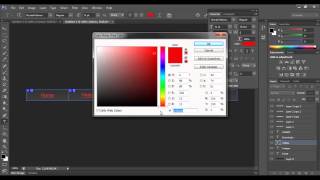 How to create a navigation bar with rollover effects in Photoshop CS6 [upl. by Artemus]