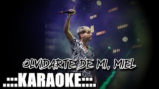 Desakta2 Olvidarte de mi miel  KARAOKE [upl. by Elly]