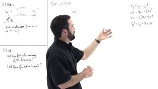 1D Translational Motion Example 1 [upl. by Mellar]