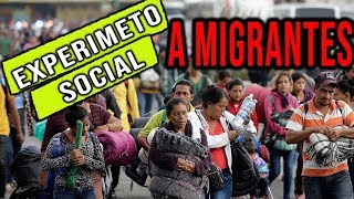 Experimento social a carabana de migrantes  Mensajeros urbanos [upl. by Sykleb592]