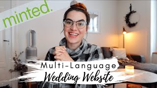 Making a MultiLanguage Wedding Website using Minted [upl. by Ateikan875]