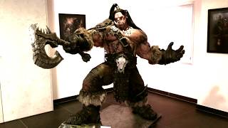 Lifesize statue Grommash Hellscream makingof Gamescom [upl. by Lamhaj746]