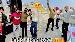 LOHRI full vlog 2024 😍🔥 flying big kites 🪁 Desi patangbaazi 😍monokite vs monofillgold [upl. by Roseanna29]