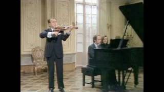 Henryk Szeryng  rare live Bach Chaconne Moscow 1961 1 Of 2 [upl. by Anaihs]