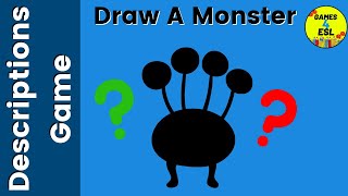 ESL Description Game  Draw A Monster [upl. by Malena]