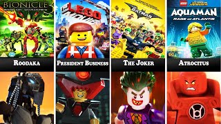 All Villains From The Lego Movies 20032024 [upl. by Runkle]