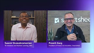 Generative AI Journeys  Fireside Chat with Smartsheet  Amazon Web Services [upl. by Reinaldo]