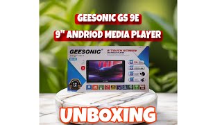 GESSONIC GS 9E 9quot ANDRIOD CAR MEDIA PLAYER music applecarplay andriodauto andriod bluetooth [upl. by Hernandez744]