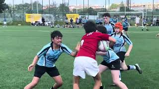 Rugby Youth Festival Lisbon  game under 13  Benfica  Galwegians  Ireland [upl. by Law]