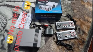 Me compré la NINTENDO MINI y quedé sorprendido 😯 trae 620 juegos retro 😱 [upl. by Aspa243]