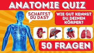 Wie gut kennst du deinen Körper  Das ultimative AnatomieQuiz 🧠🦴 [upl. by Venezia]