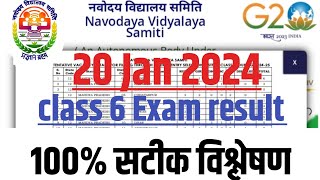 result aa gya  jnv result 2024 class 6  jnv cut off 2024 class 6 [upl. by Adnilev]