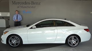 2016 Mercedes Benz E 400 4MATIC Coupe tour with Austin [upl. by Htez]