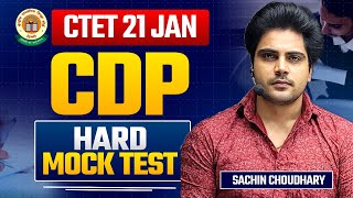 CTET 21 JAN CDP Hard Mock Test by Sachin choudhary live 8pm [upl. by Burley165]