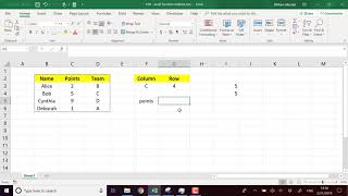 Excel Tutorial Using the INDIRECT Function in Excel [upl. by Cassady573]