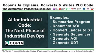 Copia’s Ai Copilot Converts amp Writes PLC Code [upl. by Anagrom]