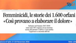 Buongiorno24 del 20 Novembre 2024 [upl. by Fayola]