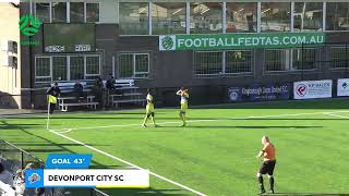 Lakoseljac Cup Quarter Final Kingborough Lions v Devonport Strikers Goal Highlights [upl. by Det]