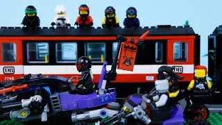 LEGO Ninjago  STOP MOTION  Ninja Train Robbery  LEGO Ninjago Sons of Garmadon  By Billy Bricks [upl. by Eisen]